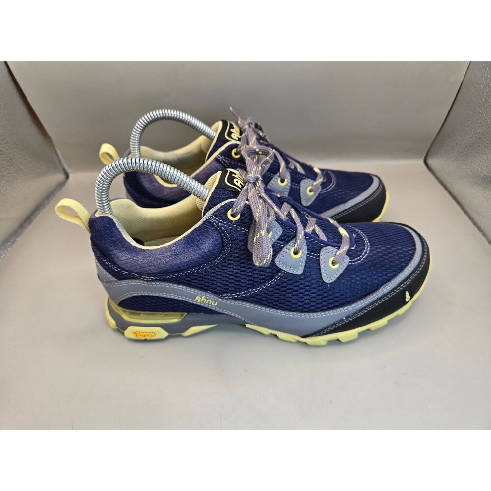 Ahnu Sugarpine Air Mesh Hiking Shoes Women’s 7 Blue Waterproof Trail Outdoor